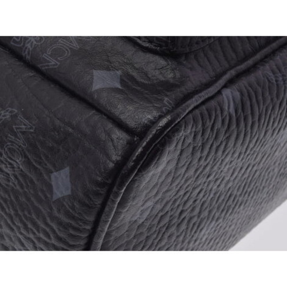 Mcm Backpack Rucksack Backpack Black Studded - image 7